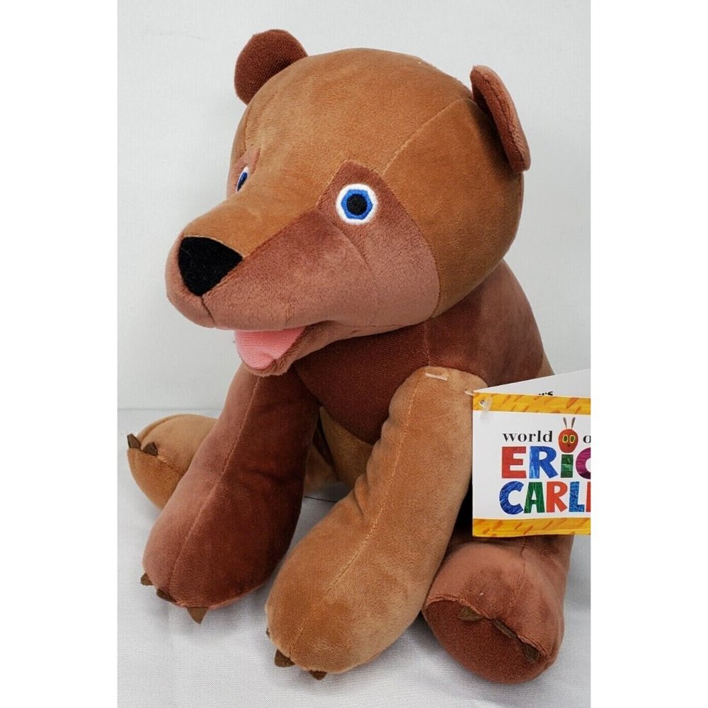 Kohls Cares WORLD OF ERIC CARLE Brown Bear 10” Stuffed Plush NEW 10"
